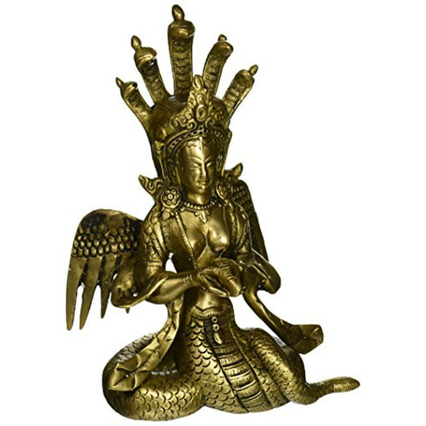 The Snake Woman Brass Statue Naga-Kanya 